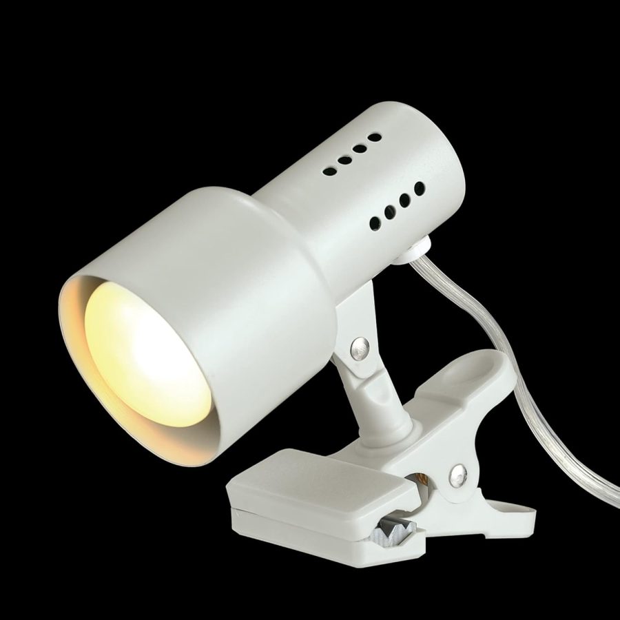 5.5" Clip-Arm Desk Lamp, Matte Light Gray, In-Line On/Off Switch, Bulb Included, Home Décor, Desk Lamps for Home Office, Home Office Accessories, Room Décor, Accent Lighting Lamps - Image 2